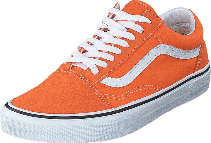 Ua Old Skool Orange Tiger/true White