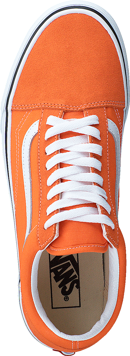 Ua Old Skool Orange Tiger/true White