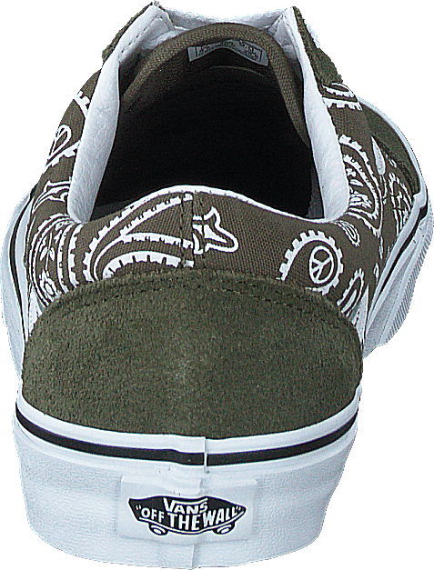 Ua Old Skool (peace Paisley)grplftrwht