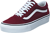 Ua Old Skool Platform Port Royale/true White