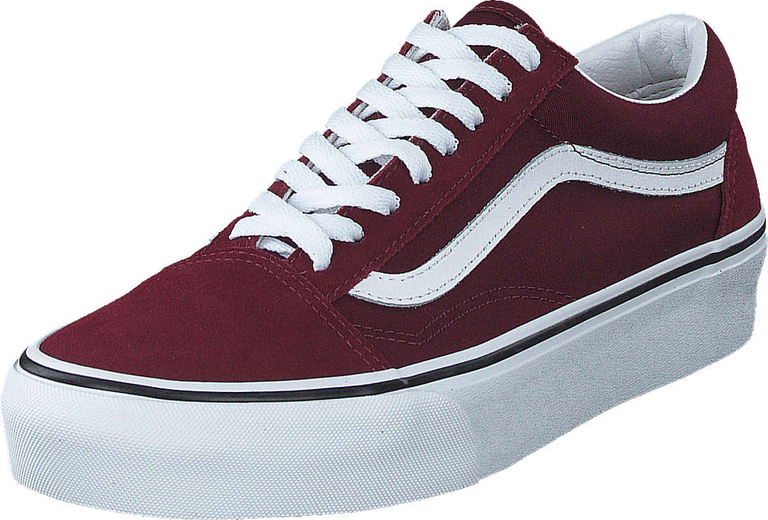 Ua Old Skool Platform Port Royale/true White