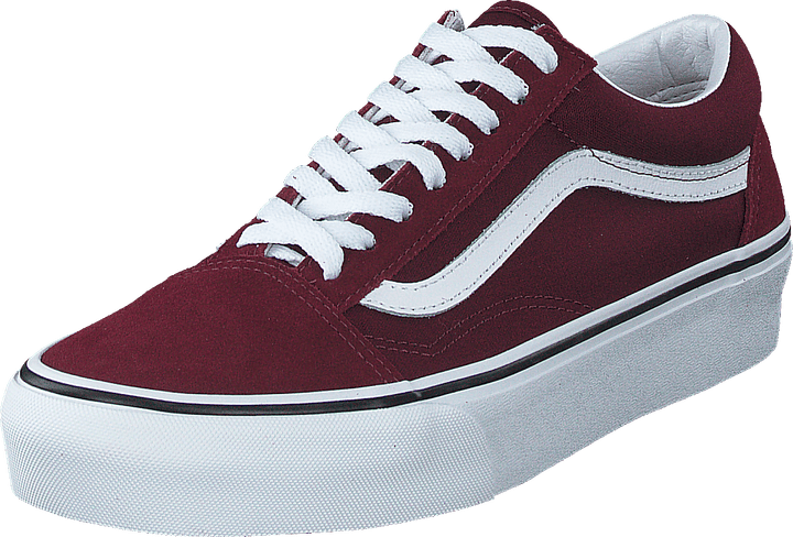 Ua Old Skool Platform Port Royale/true White