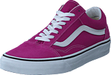 Ua Old Skool Fuchsia Rot/Weiß
