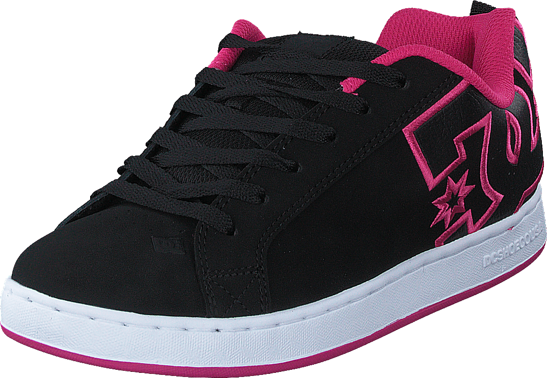 Court Graffik Black/pink Stencil