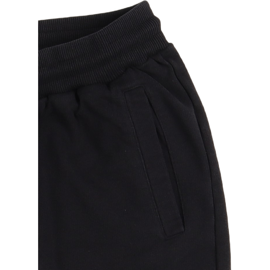 Cropped Sweat Pants Faded Black