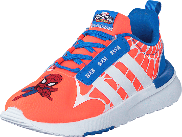 adidas x Marvel Super Hero Adventures Spider-Man Racer TR21 Shoes Solar Red / Cloud White / Blue Rush