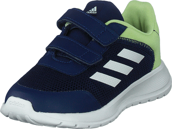 Tensaur Run Shoes Dark Blue / Core White / Pulse Lime