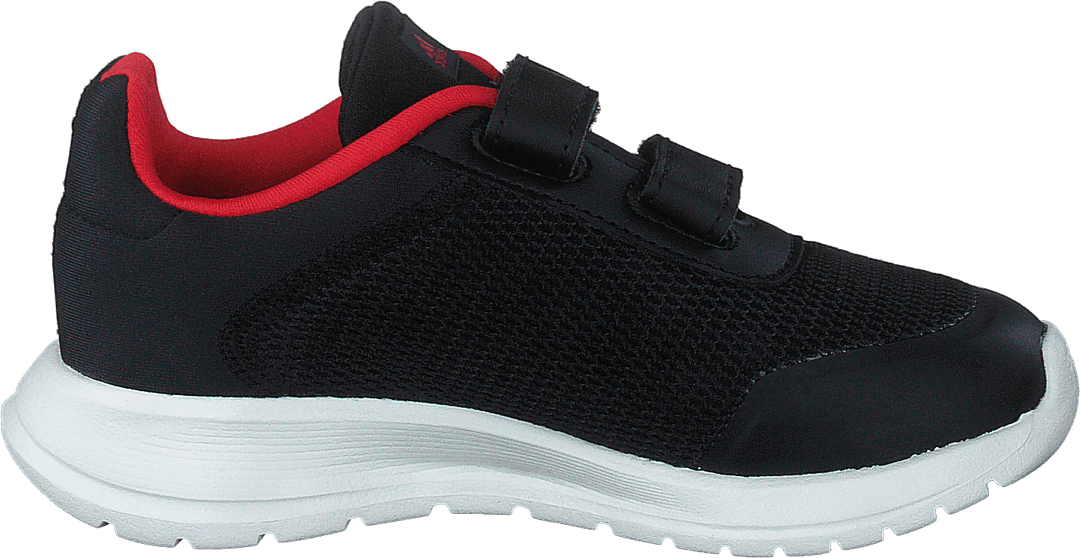 Tensaur Run Shoes Core Black / Grey Six / Vivid Red