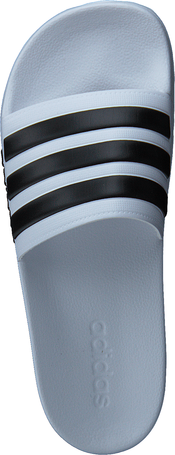 Claquettes de douche Adilette Blanc nuage / Noir noyau / Blanc nuage