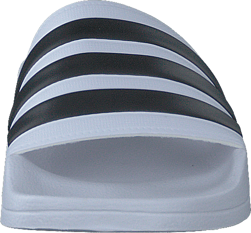 Claquettes de douche Adilette Blanc nuage / Noir noyau / Blanc nuage