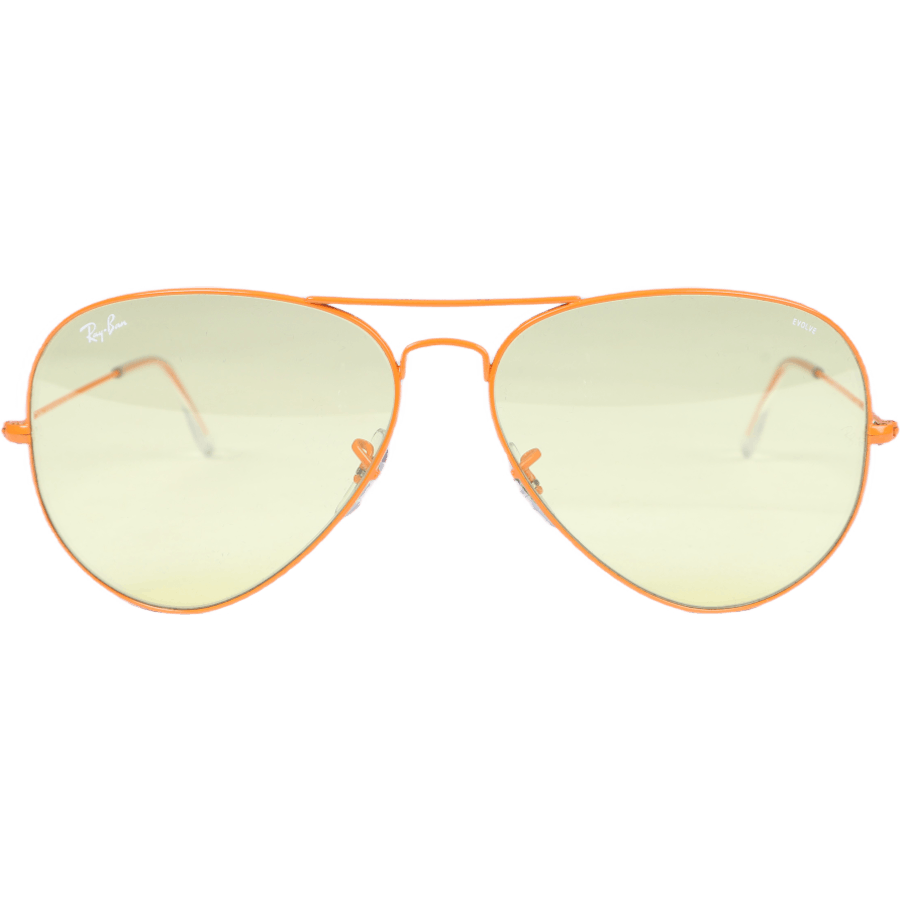 Aviator Groß Metall Orange 9220T4/62