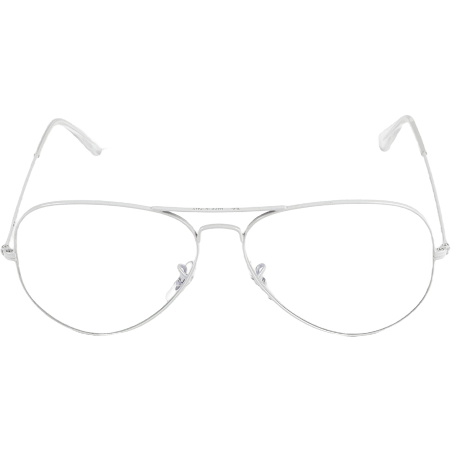 Aviator Groß Metall Hellgrau 9223BL/62