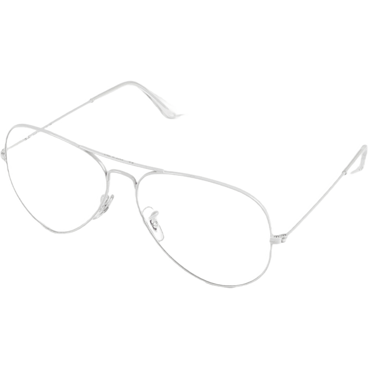 Aviator Groß Metall Hellgrau 9223BL/62