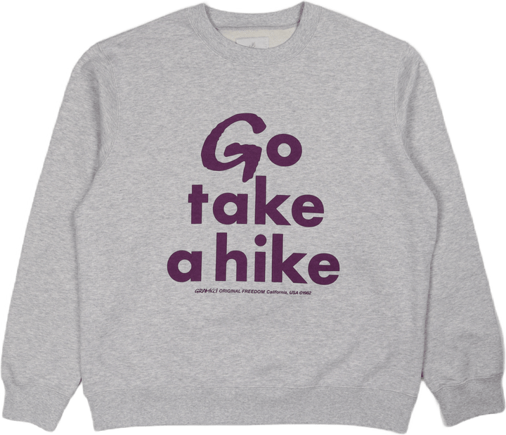 Take A Hike Sweatshirt Ash Heather