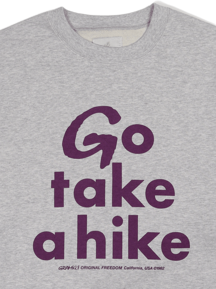 Take A Hike Sweatshirt Ash Heather