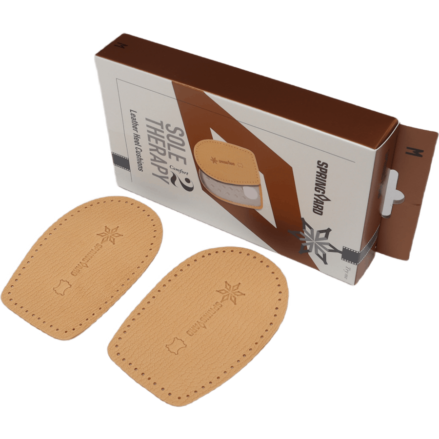 Leather Heelcushions Therapy Natural
