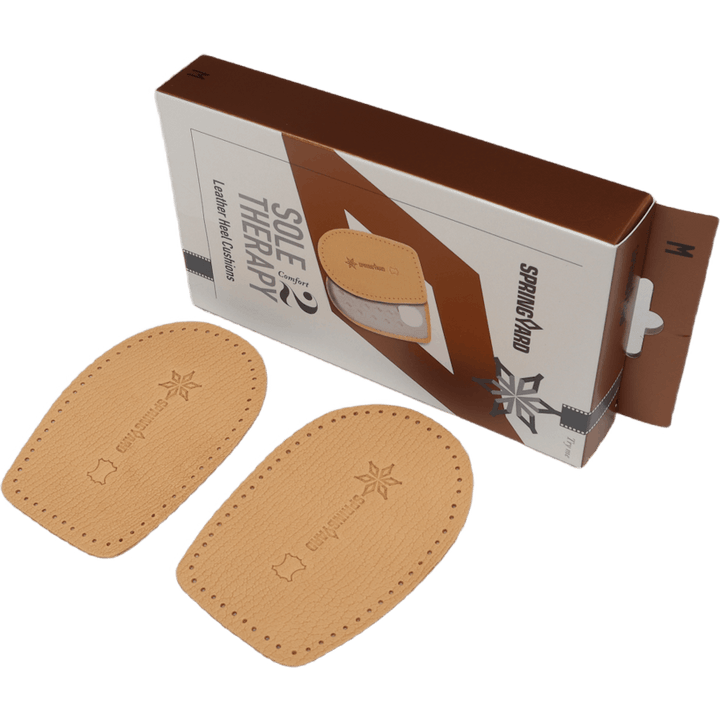 Leather Heelcushions Therapy Natural