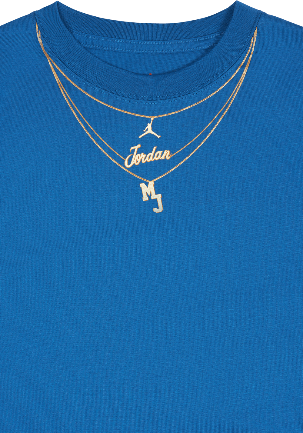 W J Her Chain Tee Core Dk Marina