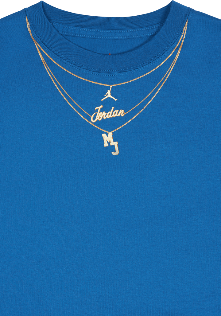 W J Her Chain Tee Core Dk Marina
