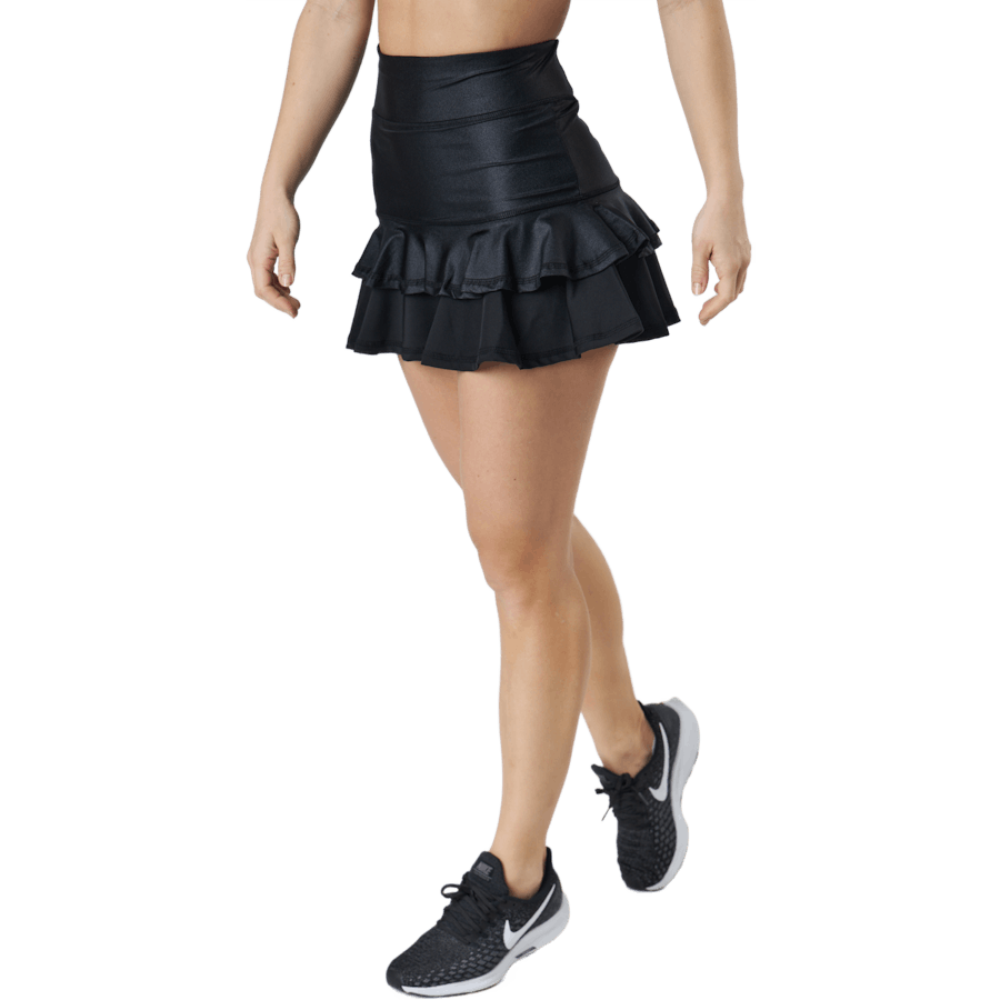 Frida Frill Skirt Black