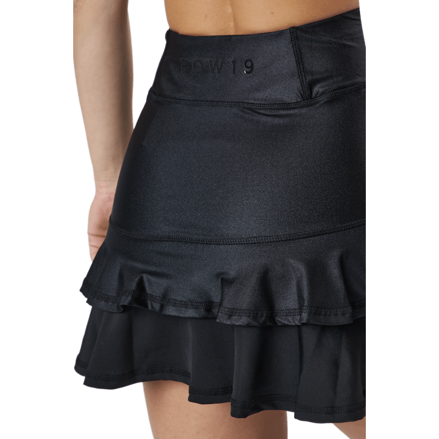 Frida Frill Skirt Black
