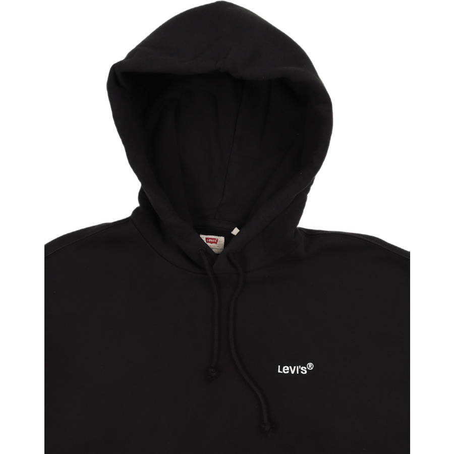 Red Tab Sweats Hoodie Mineral Black