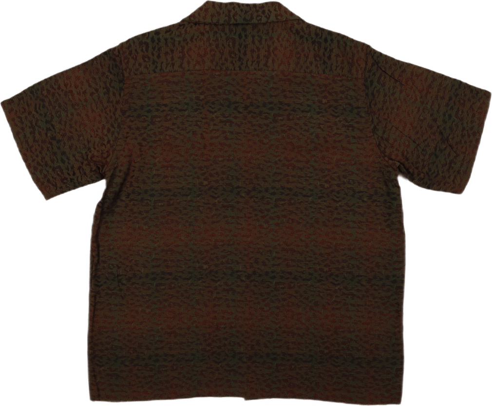 C.o.b. S/s klassikaline särk - R/w B-leopard B