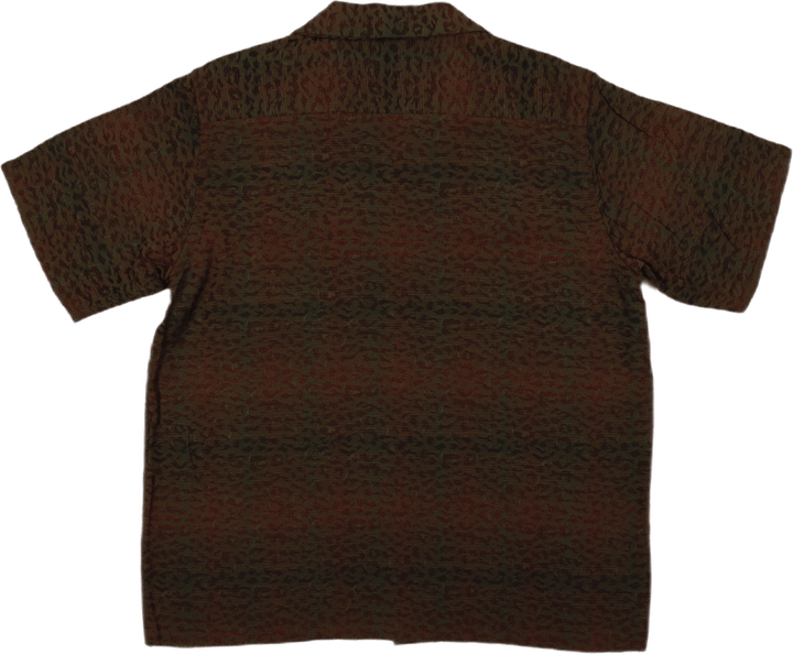 C.o.b. S/s klassikaline särk - R/w B-leopard B