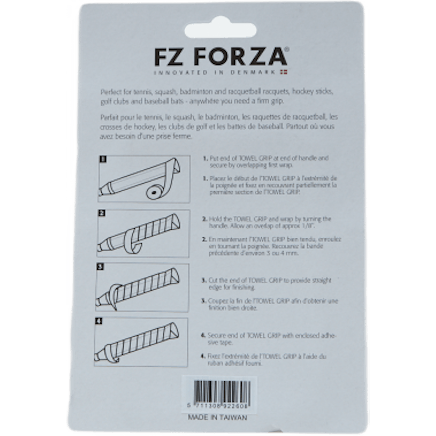 Towel Grip 2pcs. Card Red