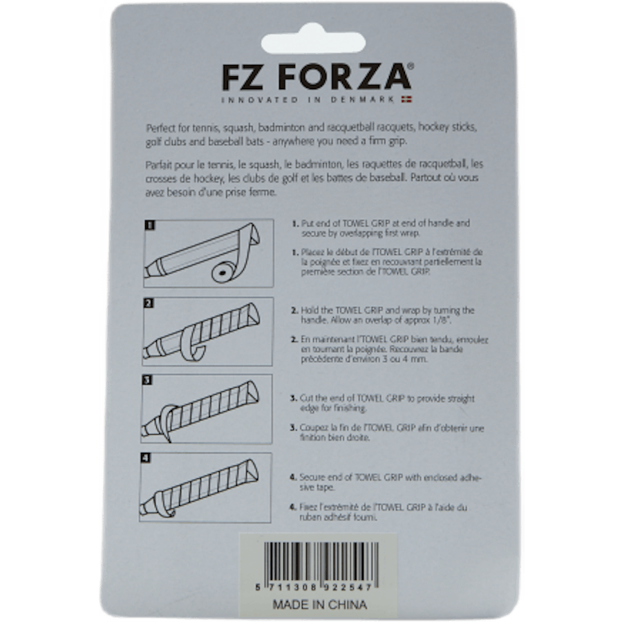 Towel Grip 2pcs. Card Black