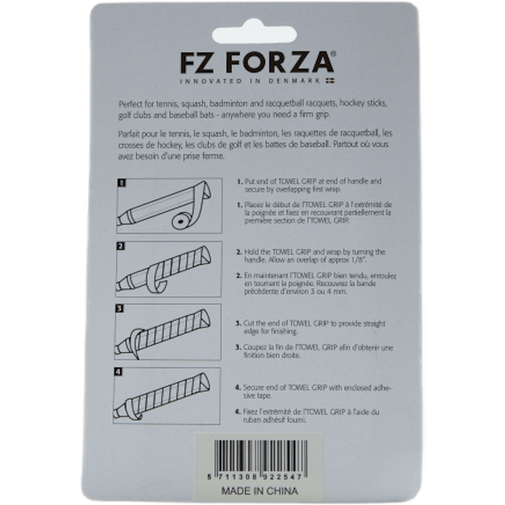 Towel Grip 2pcs. Card Black