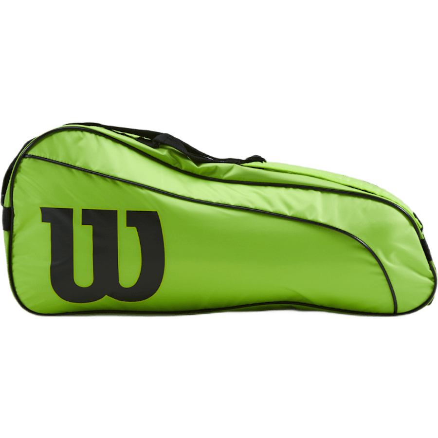Junior Racketbag Wild Lime/harmaa/musta