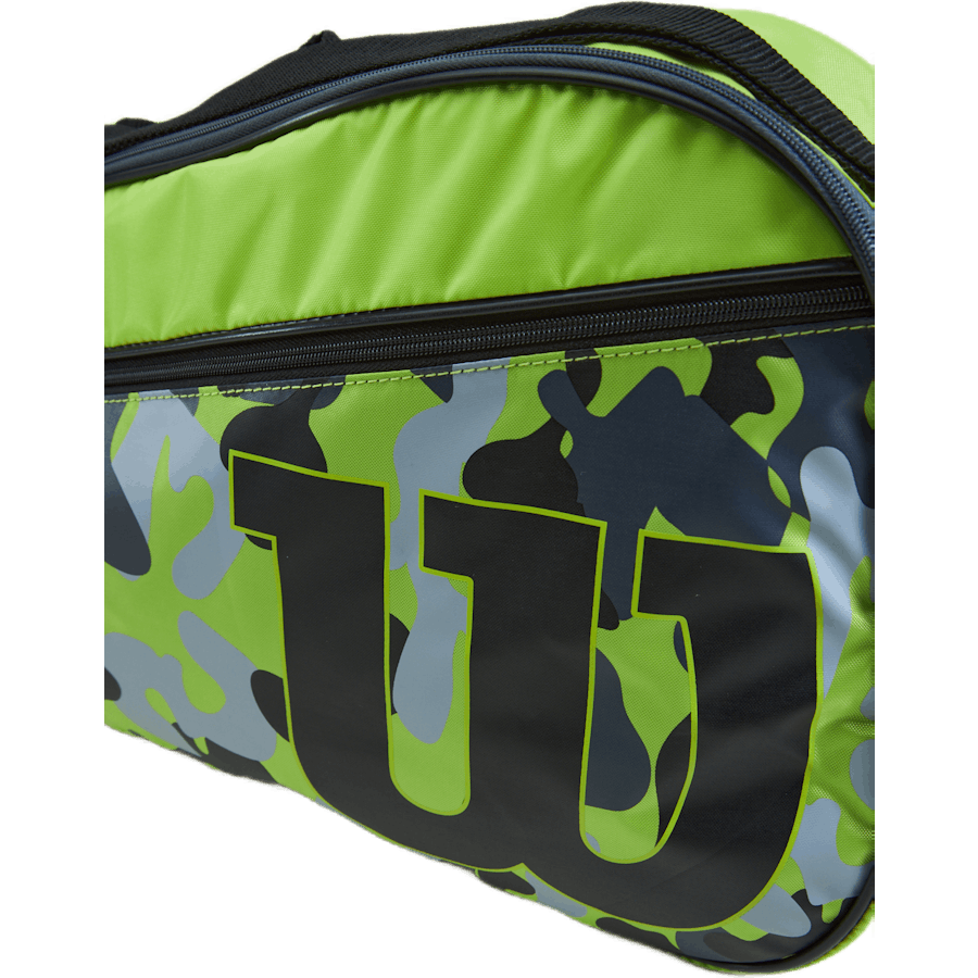 Junior Racketbag Wild Lime/harmaa/musta