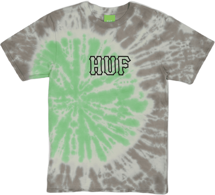 Sf Dye S/s Tiedye Tee Huf Grün