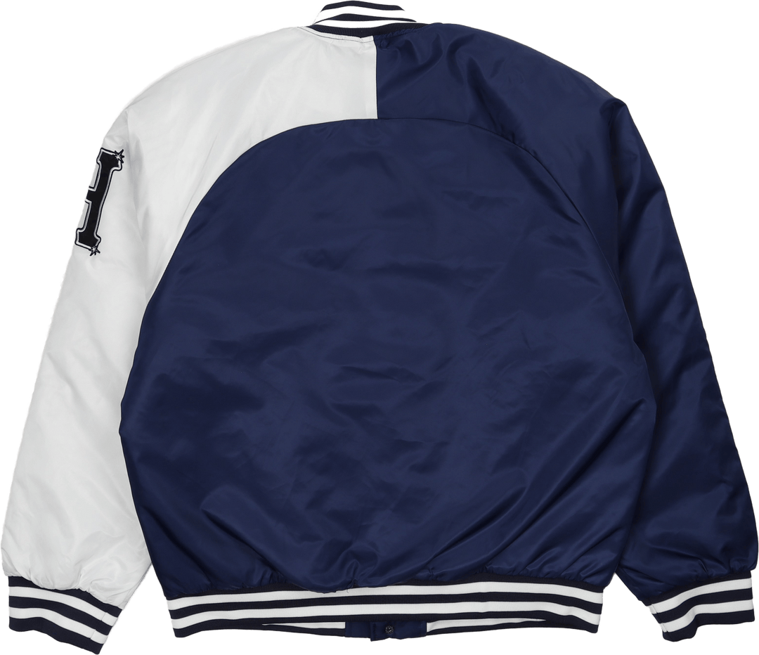 Huf Satin Baseball Jacket Navy