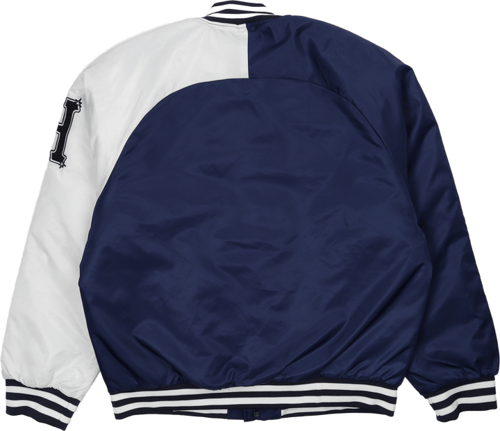 Huf Satin Baseball Jacket Navy