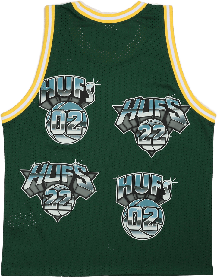 Hufs Basketball Jersey Green