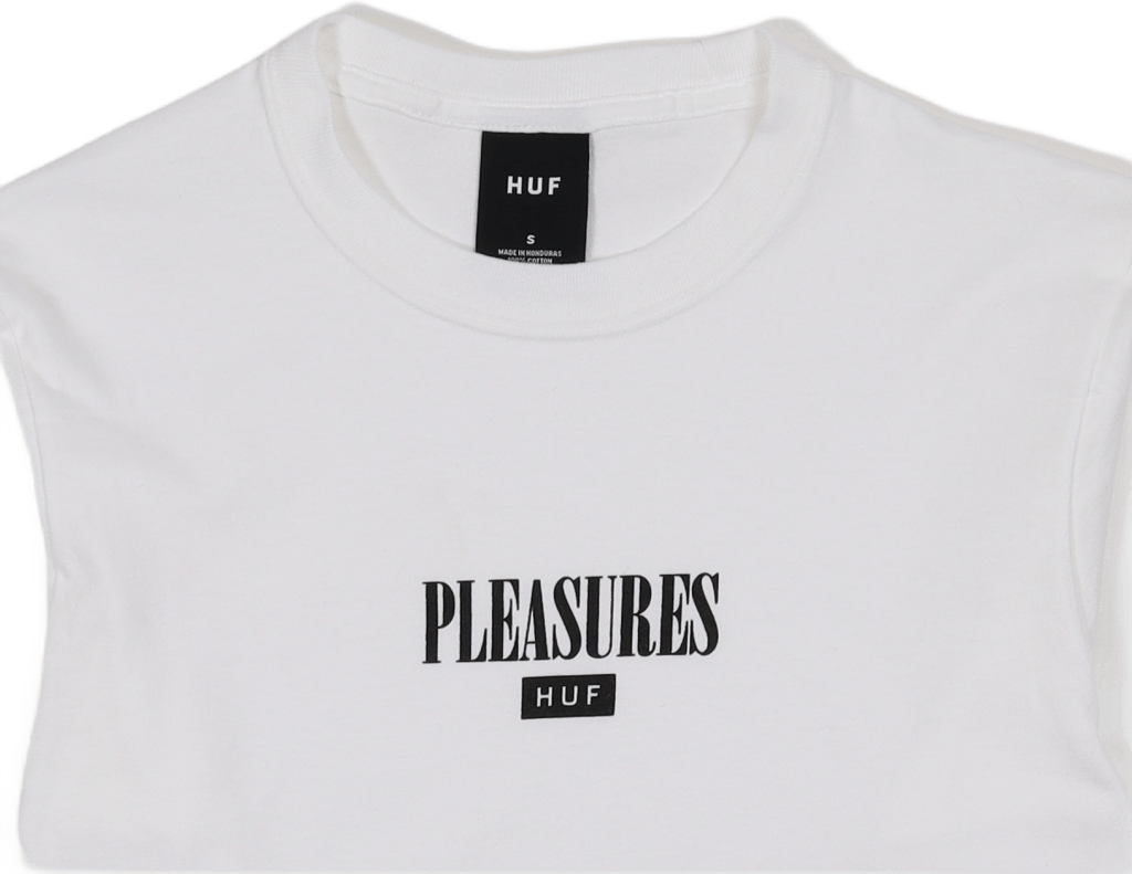HUF X VERGNÜGEN SPORE L / S T-SHIRT WEISS