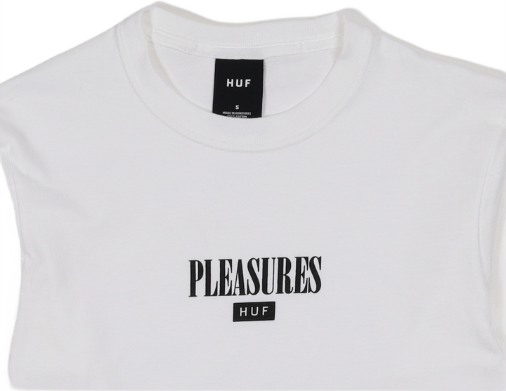 HUF X VERGNÜGEN SPORE L / S T-SHIRT WEISS