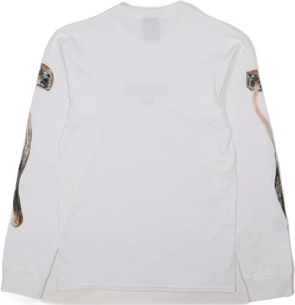 HUF X VERGNÜGEN SPORE L / S T-SHIRT WEISS