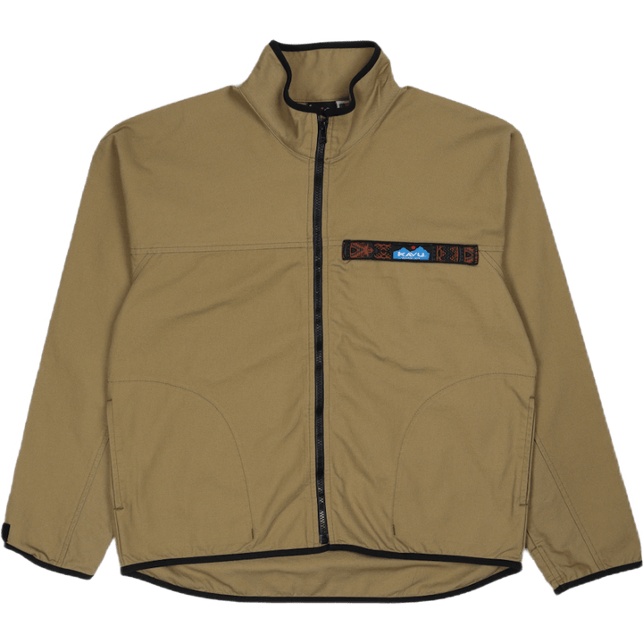 L/s Fz Throwshirt Heritage Khaki