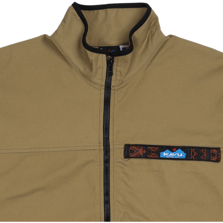 L/s Fz Throwshirt Heritage Khaki