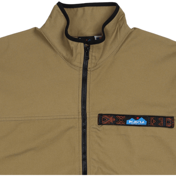 L/s Fz Throwshirt Heritage Khaki