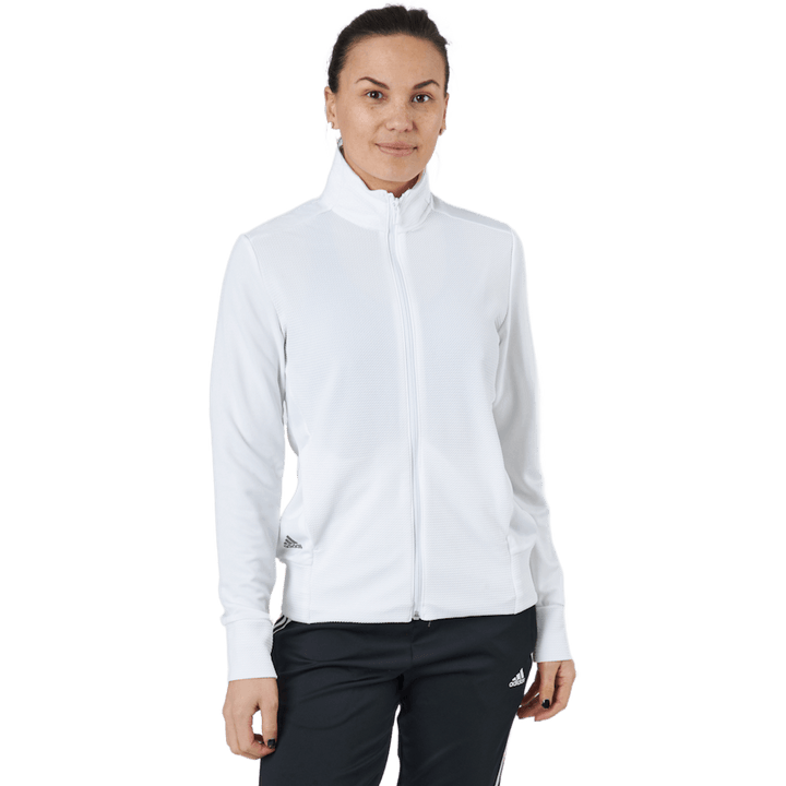 Textured Full-Zip Jacket White