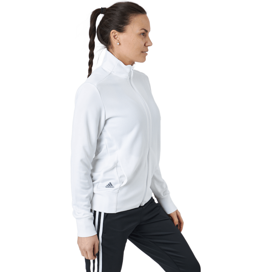 Textured Full-Zip Jacket White