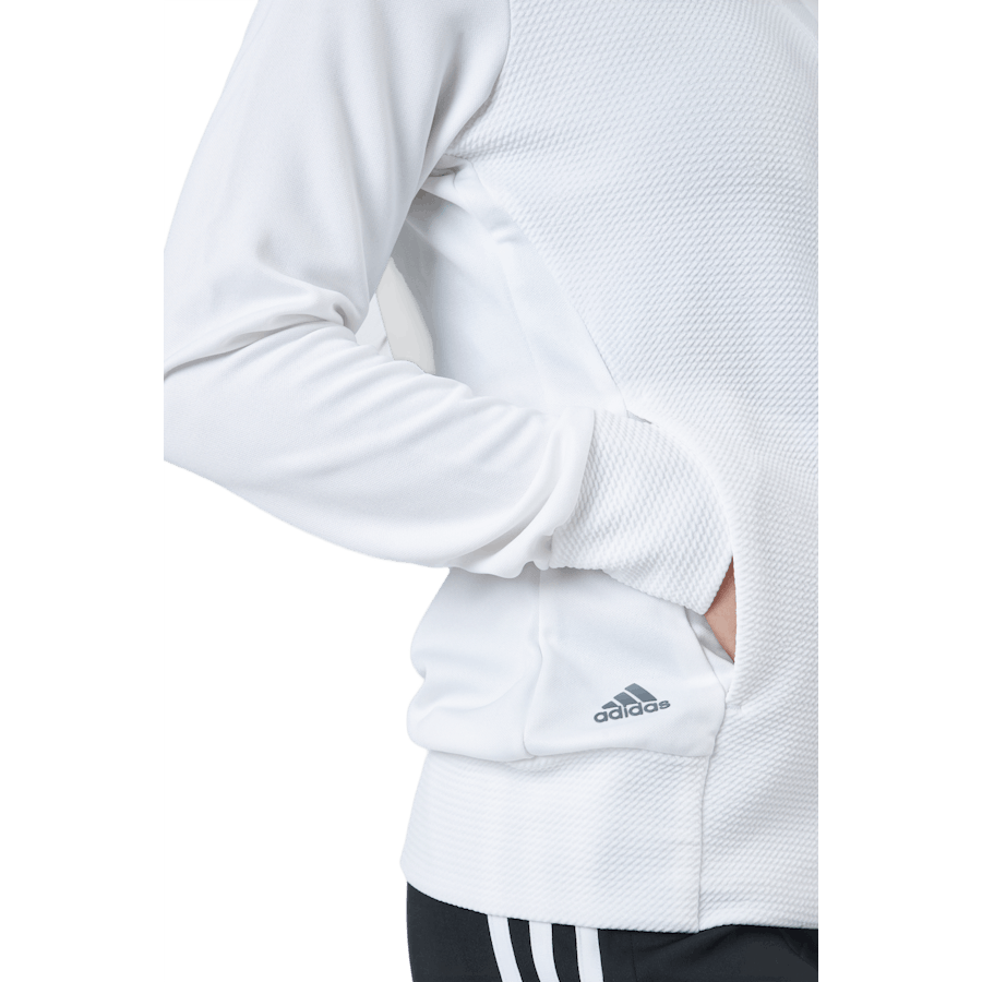 Textured Full-Zip Jacket White