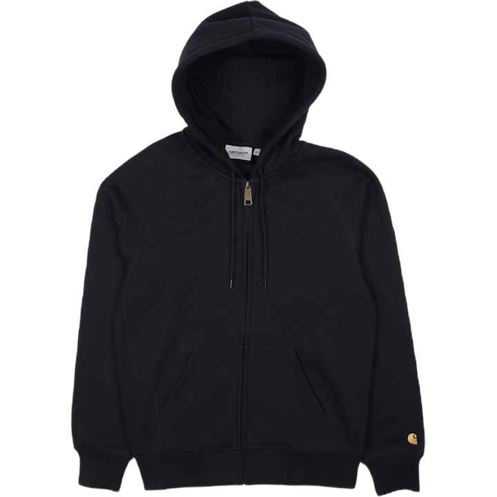 Hooded Chase Jacket Dark Navy / Gold