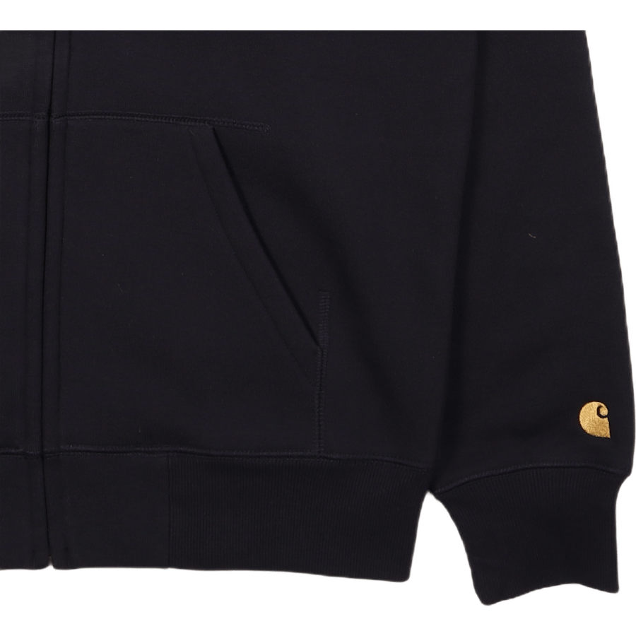 Hooded Chase Jacket Dark Navy / Gold