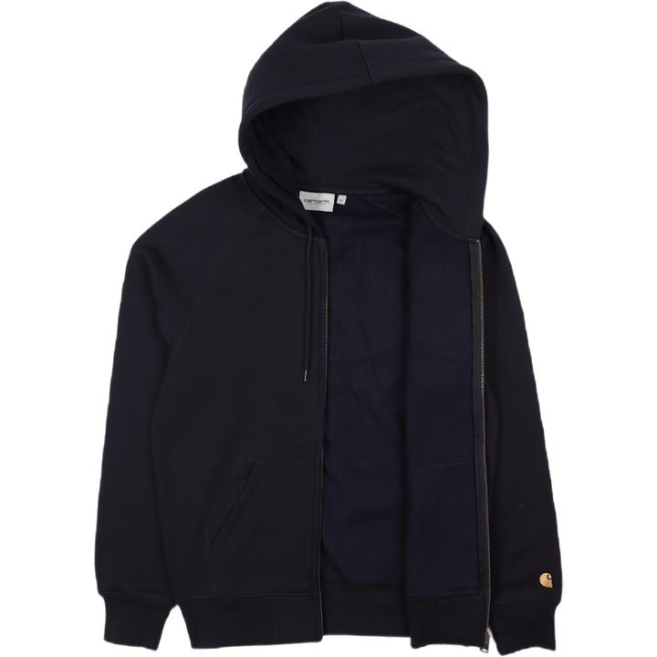 Hooded Chase Jacket Dark Navy / Gold