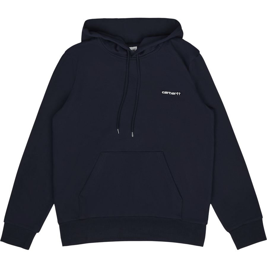 Hooded Script Embroidery Sweat